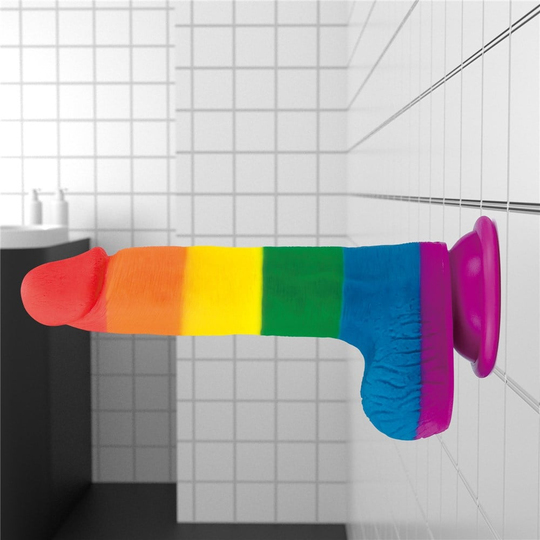 Realistik PenislerLilituShop19,5 cm Renkli Realistik Vantuzlu Dildo Penis