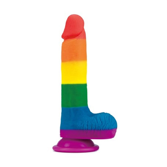 Realistik PenislerLilituShop19,5 cm Renkli Realistik Vantuzlu Dildo Penis