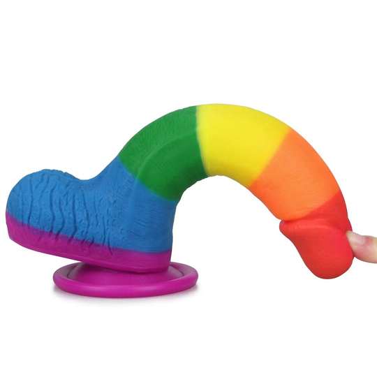 Realistik PenislerLilituShop19,5 cm Renkli Realistik Vantuzlu Dildo Penis