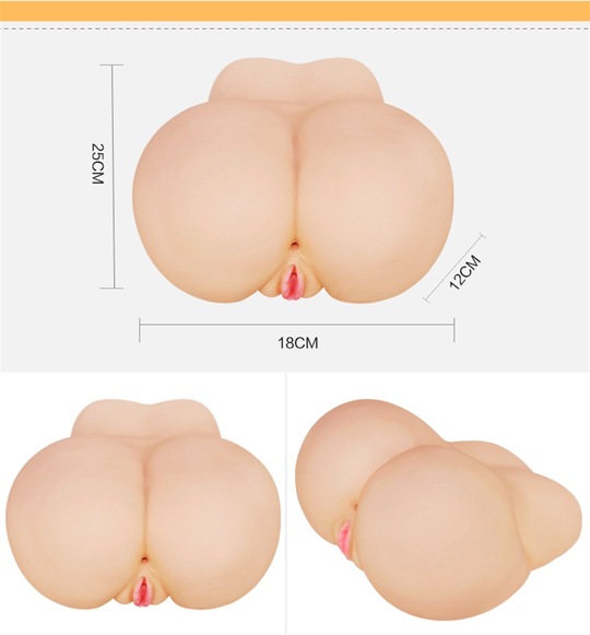 Kalça ve Yarım Vücut MasturbatörLilituShop2 İşlevli 3D Realistik Kalça Suni Vajina Anüs