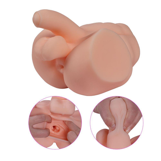 REALİSTİK PENİSLERLilituShop2 İşlevli Realistik 9 cm Penisli Erkek Kalça