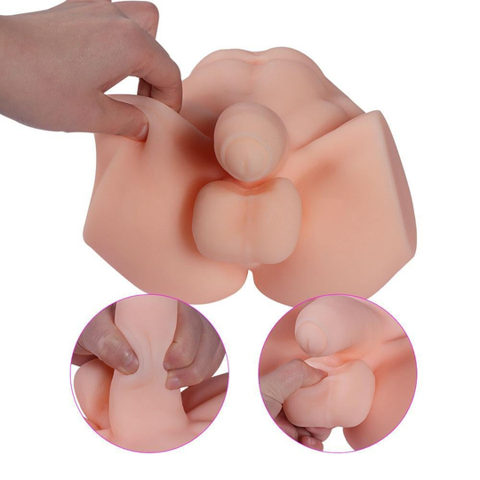 REALİSTİK PENİSLERLilituShop2 İşlevli Realistik 9 cm Penisli Erkek Kalça