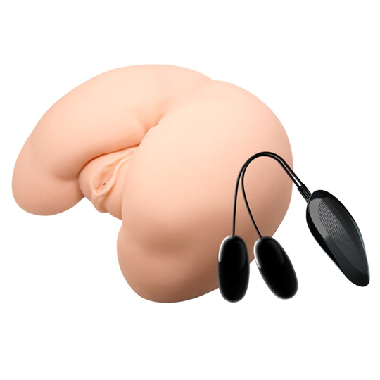 Kalça ve Yarım Vücut MasturbatörLilituShop2 İşlevli Titreşimli Suni Vajinal ve Anal Masturbatör