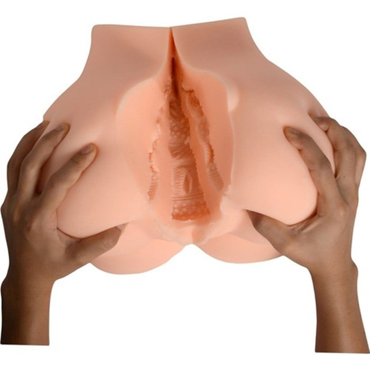 Kalça ve Yarım Vücut MasturbatörLilituShop2 İşlevli Titreşimli Suni Vajinal ve Anal Masturbatör- Moira