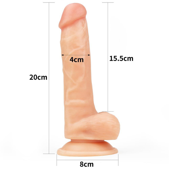 Belden Bağlamalı PenislerLilituShop20 cm Belden Bağlamalı İçi Dolu Strapon Dildo
