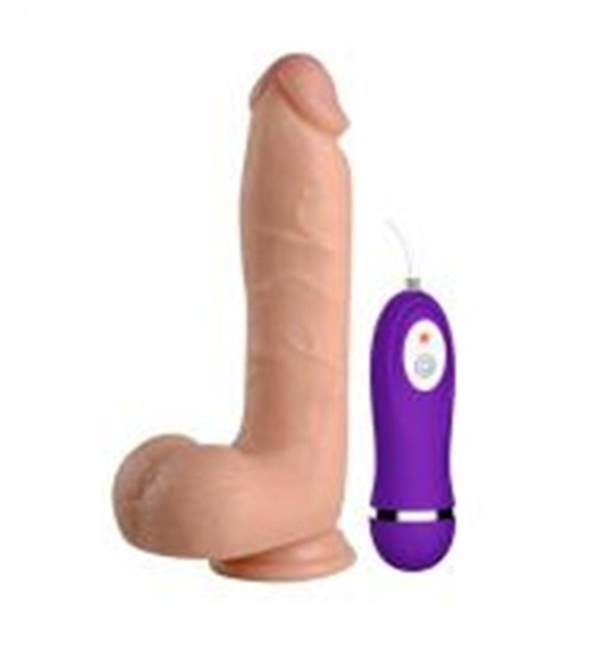 Realistik Titreşimli PenislerLilituShop21 cm Gerçekçi Titreşimli Dildo Vibratör Penis - Adam