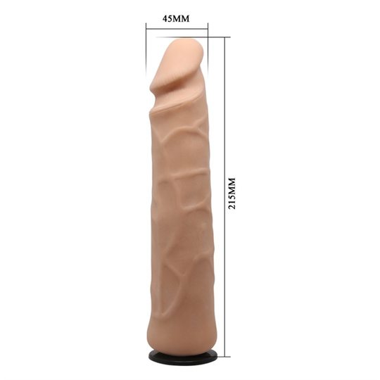 Titeşimsiz Straponlar PenislerLilituShop21,5 cm Belden Bağlamalı Kıkırdaklı Bükülebilir İçi Dolu Strapon Penis