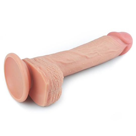  Realistik Titreşimsiz PenisLilituShop22 cm Gerçekçi Çift Katmanlı Silikon Penis