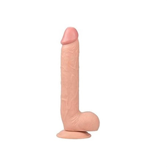  Realistik Titreşimsiz PenisLilituShop22 cm Vantuzlu Realistik Penis Anal Vajinal Dildo