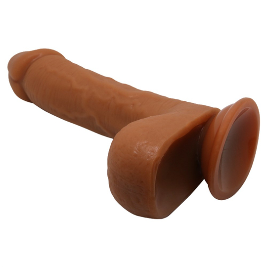 Realistik PenislerLilituShop22,2 cm Realistik Vantuzlu Melez Dildo Penis