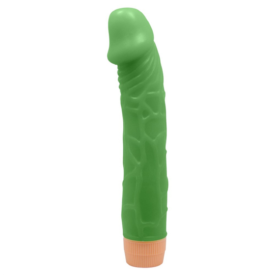  VibratörlerLilituShop22,5 cm Floresan Titreşimli Realistik Vibratör Penis Dildo - Bill