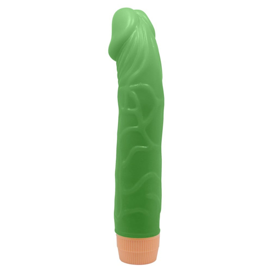  VibratörlerLilituShop22,5 cm Floresan Titreşimli Realistik Vibratör Penis Dildo - Bill