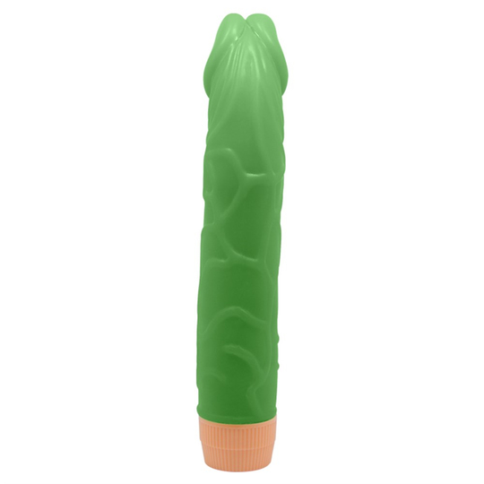  VibratörlerLilituShop22,5 cm Floresan Titreşimli Realistik Vibratör Penis Dildo - Bill