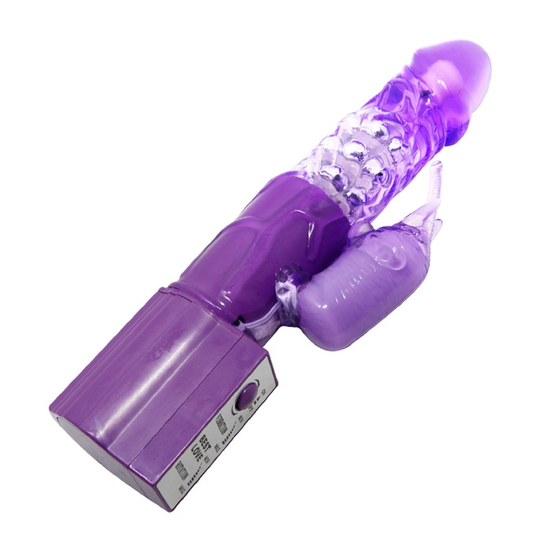 Modern VibratörlerLilituShop24 cm Oynar Başlı Klitoris Uyarıcılı Teknolojik Vibratör Penis