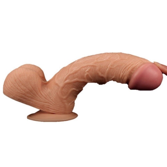  Realistik Titreşimsiz PenisLilituShop24,5 cm Gerçekçi Kalın Dildo Penis - King Sized