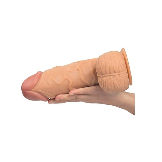  Realistik Titreşimsiz PenisLilituShop24,5 cm Vantuzlu Realistik Penis Anal Vajinal Dildo
