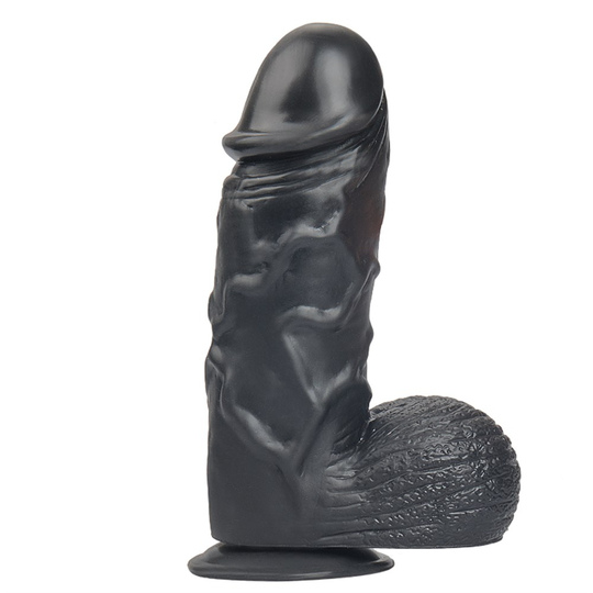  Realistik Zenci - Melez PenislerLilituShop24,5 cm Vantuzlu Realistik Zenci Penis Anal Vajinal Dildo