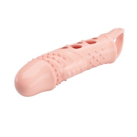 Penis Kılıfları HalkalarıLilituShop2,5 cm Dolgu Uzatmalı Titreşimli Penis Kılıfı Prezervatif Vibratör
