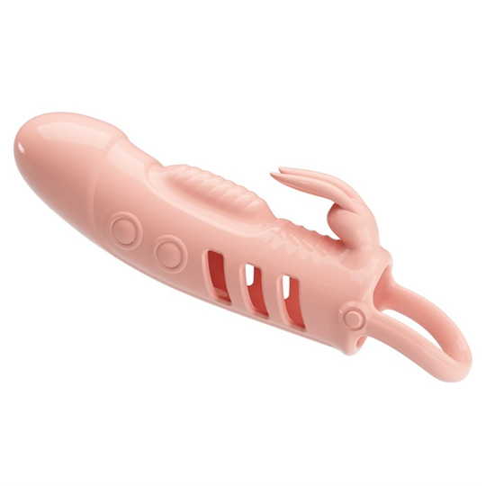  Penis Kılıfları HalkalarıLilituShop2,5 cm Dolgu Uzatmalı Titreşimli Penis Kılıfı Prezervatif Vibratör