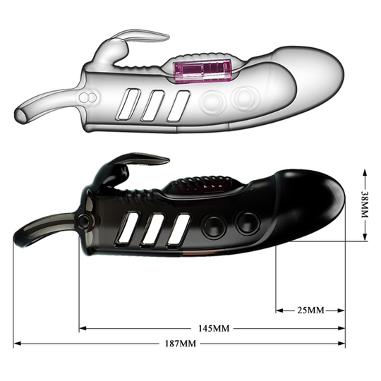  Penis Kılıfları HalkalarıLilituShop2,5 cm Dolgu Uzatmalı Titreşimli Zenci Penis Kılıfı Prezervatif Vibratör