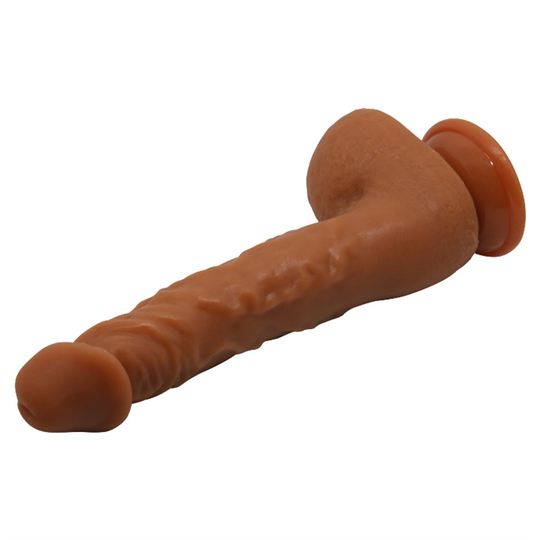 Realistik PenislerLilituShop25,2 cm Realistik Vantuzlu Melez Dildo Penis