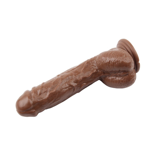  Realistik Titreşimsiz PenisLilituShop25,5 cm Gerçekçi Kalın Melez Dildo Penis - Alexander Lee