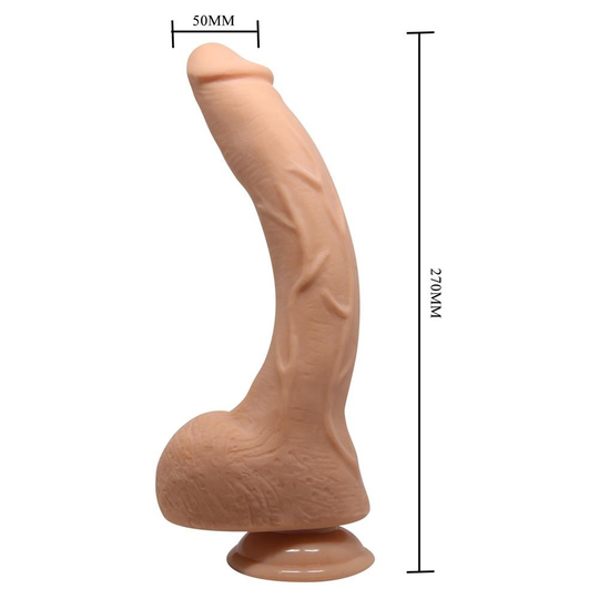 REALİSTİK PENİSLERLilituShop27 cm Titreşimli Gerçekçi Kalın Dildo Penis - Jack