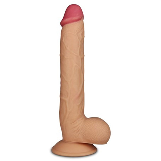  Realistik Titreşimsiz PenisLilituShop27,5 cm Gerçekçi Dev Dildo Penis - King Sized