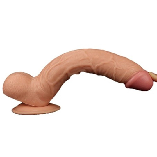  Realistik Titreşimsiz PenisLilituShop27,5 cm Gerçekçi Dev Dildo Penis - King Sized