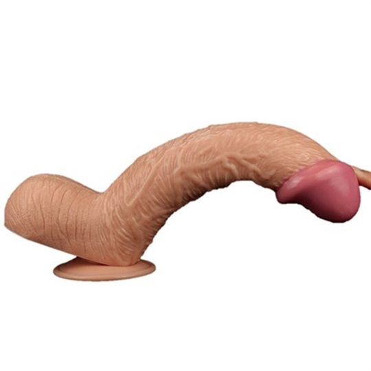  Realistik Titreşimsiz PenisLilituShop28,5 cm Gerçekçi Uzun & Kalın Dildo Penis - King Sized