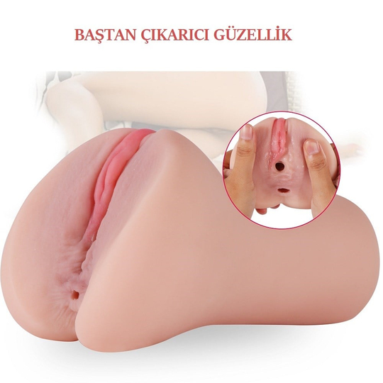  MastürbatörLilituShop3 Boyutlu Gerçekçi Anal & Vajinal Masturbatör - Linda