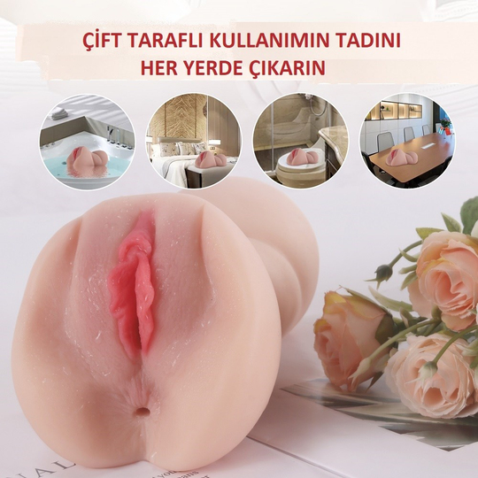  MastürbatörLilituShop3 Boyutlu Gerçekçi Anal & Vajinal Masturbatör - Carrie