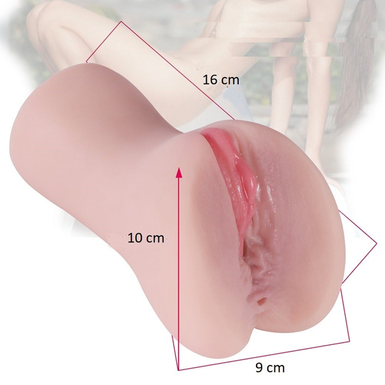  MastürbatörLilituShop3 Boyutlu Gerçekçi Anal & Vajinal Masturbatör - Linda