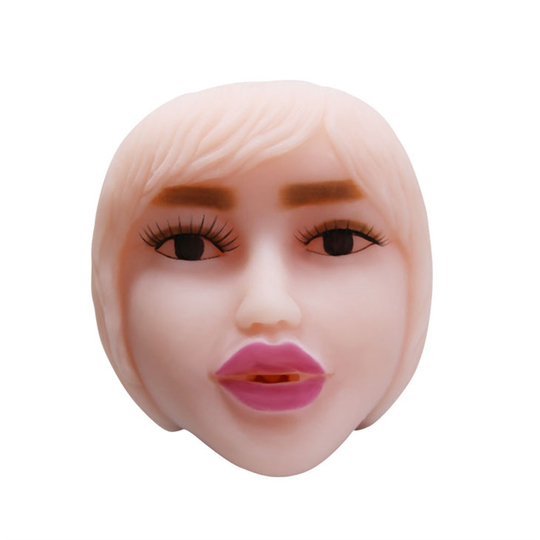  MastürbatörLilituShop3 Boyutlu Gerçekçi Yüz Şeklinde Titreşimli Oral Mastürbatör