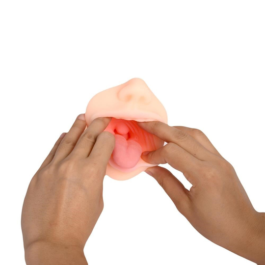 VajinaLilituShop3 Boyutlu Suni Oral Mastürbatör - Jade Tongue