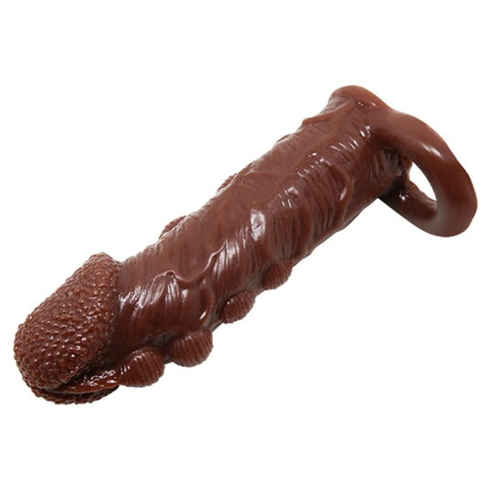  Penis Kılıfları HalkalarıLilituShop3 cm Uzatmalı Damarlı Penis Kılıfı
