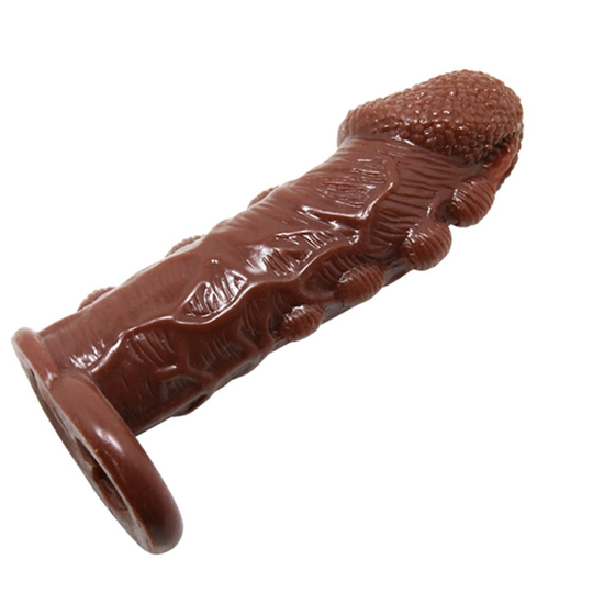  Penis Kılıfları HalkalarıLilituShop3 cm Uzatmalı Damarlı Penis Kılıfı