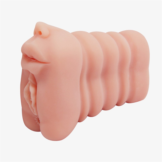  MastürbatörLilituShop3 İşlevli 3D Realistik Suni Oral Vajinal Anal Mastürbatör