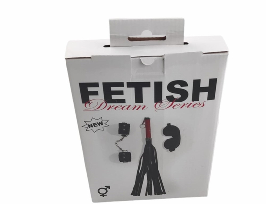 Fetish Seks AksesuarlarıLilituShop3 Parçadan Oluşan Mükemmel Fetiş Koleksiyon Set Siyah