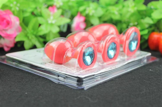 Anal PlugLilituShop3 Parçalı Mücevherli Anal Plug Seti