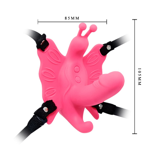  VibratörlerLilituShop30 Titreşimli Fonksiyonlu Belden Bağlamalı Uzaktan Kumandalı Vajinal Kelebek Vibratör