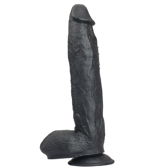 Zenci Melez StraponlarLilituShop31 cm Belden Bağlamalı Vantuzlu Realistik Zenci Penis Anal Vajinal Dildo