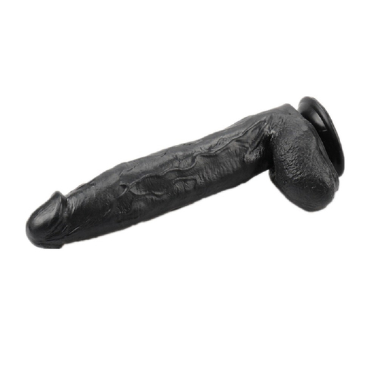  Realistik Zenci - Melez PenislerLilituShop31 cm Vantuzlu Realistik Zenci Penis Anal Vajinal Dildo