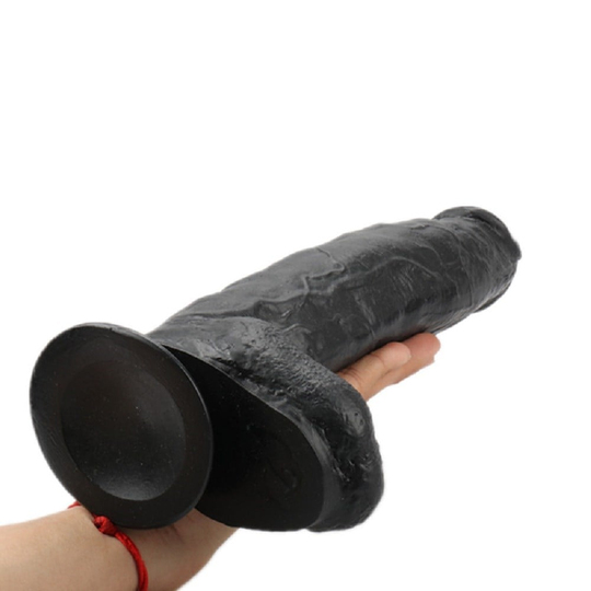  Realistik Zenci - Melez PenislerLilituShop31 cm Vantuzlu Realistik Zenci Penis Anal Vajinal Dildo