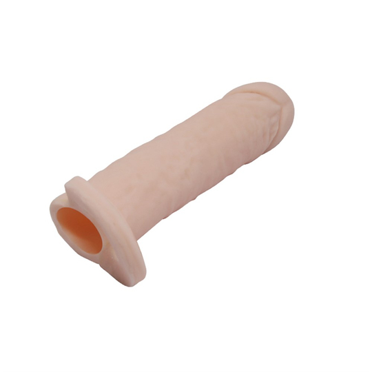  Penis Kılıfları HalkalarıLilituShop4 cm Dolgulu Realistik Uzatmalı Penis Kılıfı Dildo Ten Rengi Penis