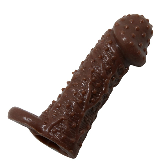 Penis Kılıfları HalkalarıLilituShop4 cm Uzatmalı Damarlı Penis Kılıfı