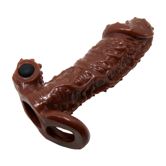  Penis Kılıfları HalkalarıLilituShop4 cm Uzatmalı Titreşimli Tırtıklı Penis Kılıfı