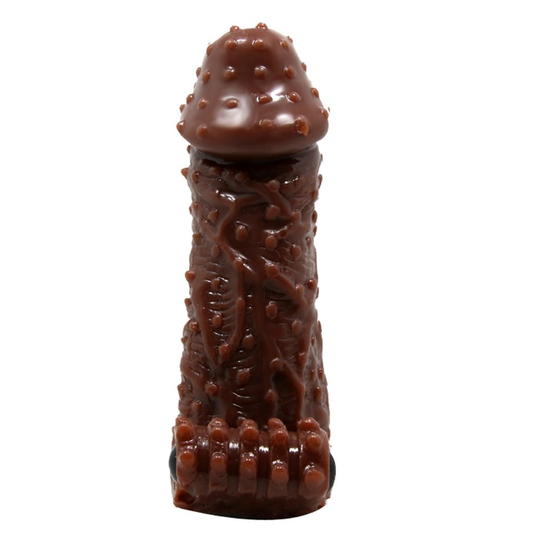  Penis Kılıfları HalkalarıLilituShop4 cm Uzatmalı Titreşimli Tırtıklı Penis Kılıfı