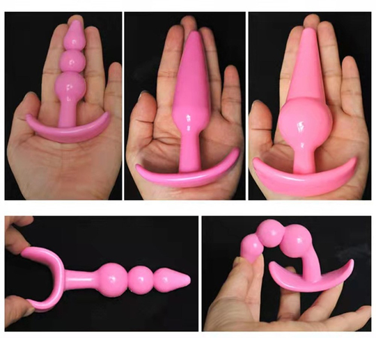 Anal PlugLilituShop4 Parça Anal Plug Seti - Ten Rengi