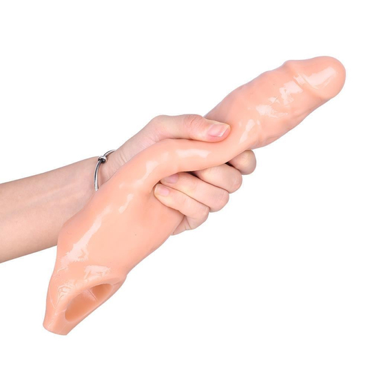 Penis Kılıfları HalkalarıLilituShop7 cm Dolgulu Realistik Ten Rengi Penis Kılıfı